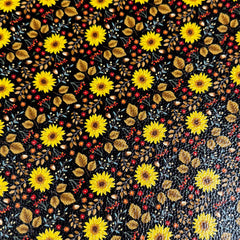 Sunflower Vinyl Backing Material – 8 × 12 Inches