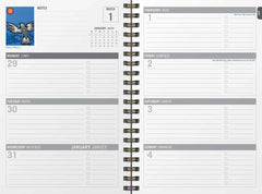 White Floral Garden – 2026 Weekly Planner by Jim Oskineegish (Ojibway Artist)