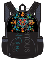 Revelation – Foldable Backpack by Tracey Metallic (Mi’gmaq Artist)
