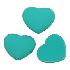 23*27mm Matte Hearts, Glue On Resin Gems, Sold in Pairs, See Dropdown
