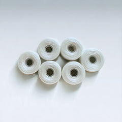 Nymo Size D White, 53 Yard Bobbin