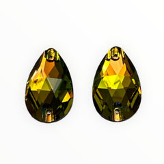 17×28mm Vitrail Medium Teardrop AAAAA Glass Crystal – Sew-On Gems