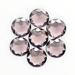 14mm Glitter Acrylic Sew-On Rhinestones – Round Chamfered Edge