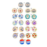 Mini Wooden Cabochons – 0.5″ (Multiple Designs, Sold in Pairs)