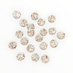 8mm Faux Druzy Round – Resin Gem (Glue-On)