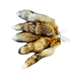 Authentic Red Fox Tail Keychain