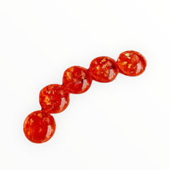 10mm Half Dome, inside coloured foil Resin, Glue On Gem, Multiple Colours