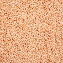 11/0 Preciosa Seed Beads Pearl Peach Chalk Luster Terra #43193