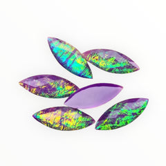 12×31mm Resin Navette (Horse Eye) – Sold in Pairs