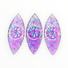 19x48mm Horseye – Resin Gem (Glue-On)