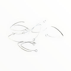 Short Earring Hooks – Stainless Steel 26mm | 4 Pairs