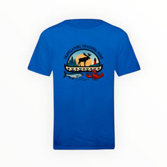 District® Soft-Touch Unisex T-Shirt – Deep Royal Blue (Direct-to-Garment Print)