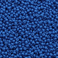 10/0 Preciosa Seed Beads Opaque Medium Blue
