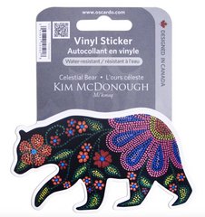Kim McDonough Celestial Bear Vinyl Sticker