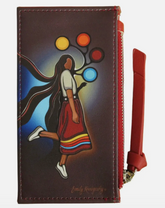 Emily Kewageshig A Skirt with a Story - Zippered Card Wallet
