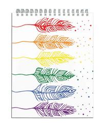 Pride Feathers Sketchbook
