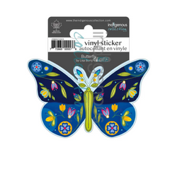 Butterfly Vinyl Sticker by artist Lisa Berry