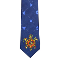 James Jacko Medicine Turtle Silk Tie