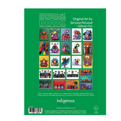 Indigenous art Jim Oskineegish Colouring Book