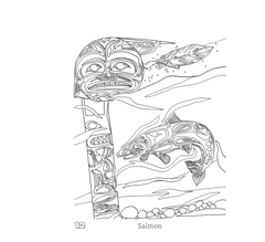 Indigenous Art Colouring Book by artist Karen Erickson