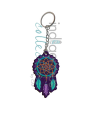 3D Keychain - Dreamcatcher by Tracey Metallic