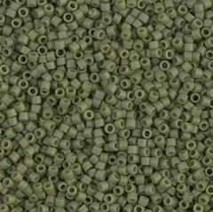 Delica 11/0 RD #0391 Matte Opaque Olive 5.2g Vial