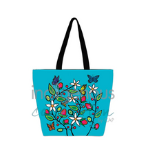 Tote Bag - Berry Garden by Jeffrey Red George