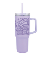 40oz Insulated Tumbler with Straw - Spirit Messenger