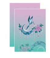 Notebook - Hummingbird (Purple/Teal)