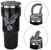 Easy-Carry Insulated Tumbler (30oz) - Eagle in Flight