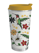 Art Travel Mug (18oz) - Hummingbird (Nenookaasi)