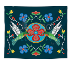 Hummingbirds Fleece Banket