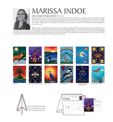 Marissa Indoe 2027 Desk Calendar