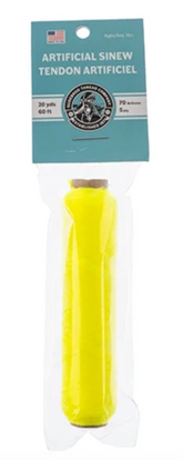 Gudebrod Sinew Bobbin – Neon Yellow 5ply 70lb