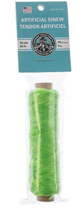 Gudebrod Sinew Bobbin – Neon Green 5ply 70lb