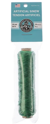 Gudebrod Sinew Bobbin – Green 5ply 70lb
