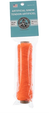 Gudebrod Sinew Bobbin – Neon Orange 5ply 70lb