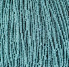 3-Cut 9/0 Czech Seed Beads Opaque Turquoise, 22g Bag or Strung