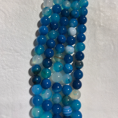 Dyed Agate beads 8mm(blue)