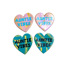 Baby Bear Gifts Heart Shaped Cabochons - 33x35mm