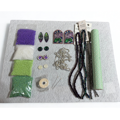 Spring Beading Kit #1 -Purple Rose Garden