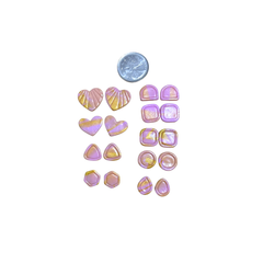 Baby Bear Gifts Pink + Gold Marble Cabs
