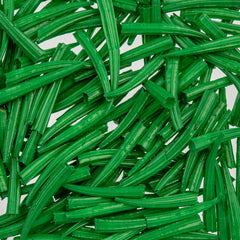 Ridged Dentalium Shells – Oil Painted & Water Resistant (30g / Approx. 100 pcs)