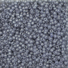15/0 Miyuki Seed Beads Light Slate Grey Opaque #2378V
