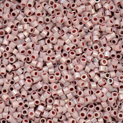 Cylin Beads by John Bead – Opaque Light Lilac AB – 25g Bag