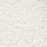 Cylin Beads by John Bead – Opaque Chalk White – 25g Bag