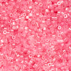 Cylin Beads by John Bead – Opaque Dark Crystal Pink Ceylon – 25g Bag
