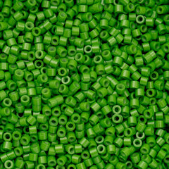 Cylin Beads by John Bead – Opaque Grass Green – 25g Bag