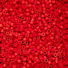 Cylin Beads by John Bead – Opaque Red Fire Cracker Red – 25g Bag