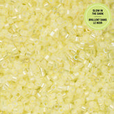 Cylin Beads by John Bead – Glow in the Dark AB - Yellow – 25g Bag